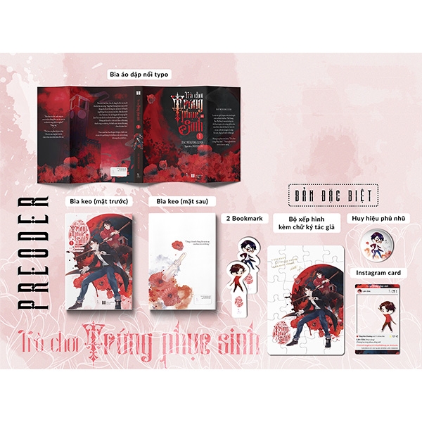 Trò Chơi Trứng Phục Sinh - Tập 1 - Bản Đặc Biệt - Tặng Kèm 2 Bookmark Chibi + Bộ Xếp Hình + Instagram Card + Huy Hiệu Phủ Nhũ Nhung