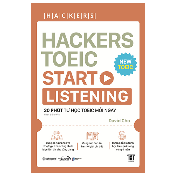 Hackers Toeic Start Listening - 30 Phút Tự Học Toeic Mỗi Ngày