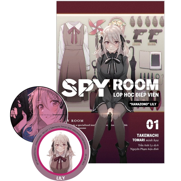 SPY ROOM - Lớp Học Điệp Viên - Tập 1: Hanazono Lily - Tặng Kèm Bookmark Tròn