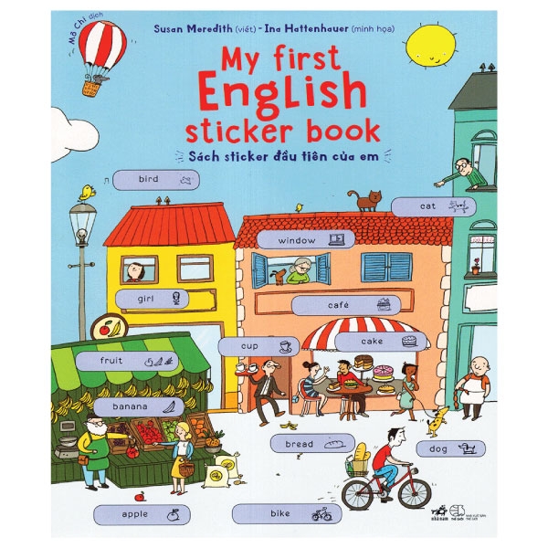 My First English Sticker Book - Cuốn sách Hình dán Đầu tiên của Tôi
