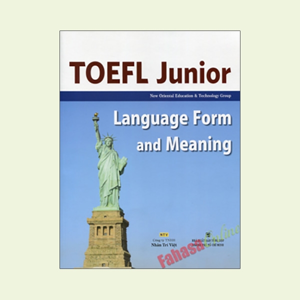 Toefl Junior Language Form And Meaning