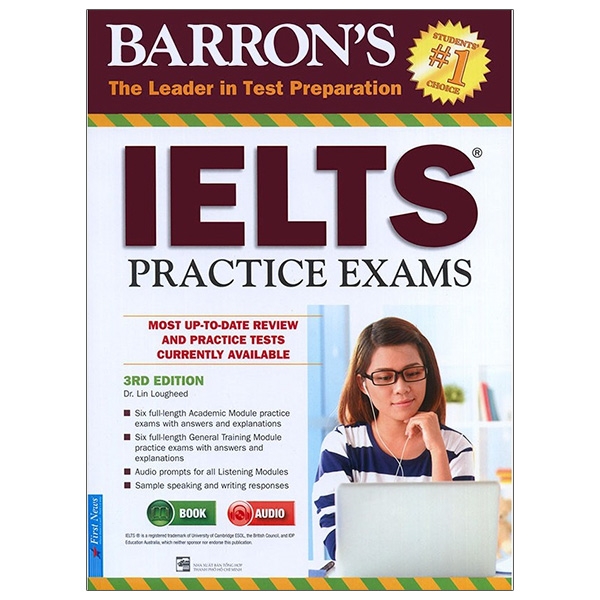Barron'S - Bài thi Thực hành IELTS Tái bản lần thứ 3 (Bản sửa đổi năm 2020)
