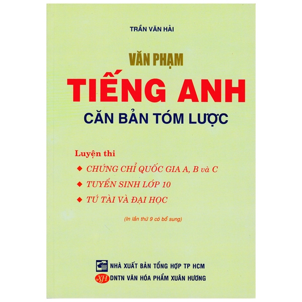 Văn Phạm Tiếng Anh Căn Bản Tóm Lược