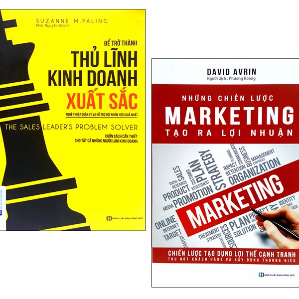 Bộ Sách Để Trở Thành Thủ Lĩnh Kinh Doanh Và Marketing Xuất Sắc (Bộ 2 Cuốn)