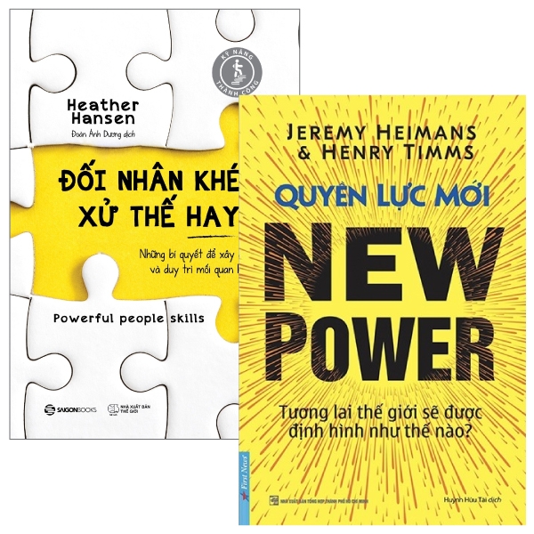 Combo Đối Nhân Khéo - Xử Thế Hay + Quyền Lực Mới - Tương Lai Thế Giới Sẽ Được Định Hình Như Thế Nào? (Bộ 2 Cuốn)