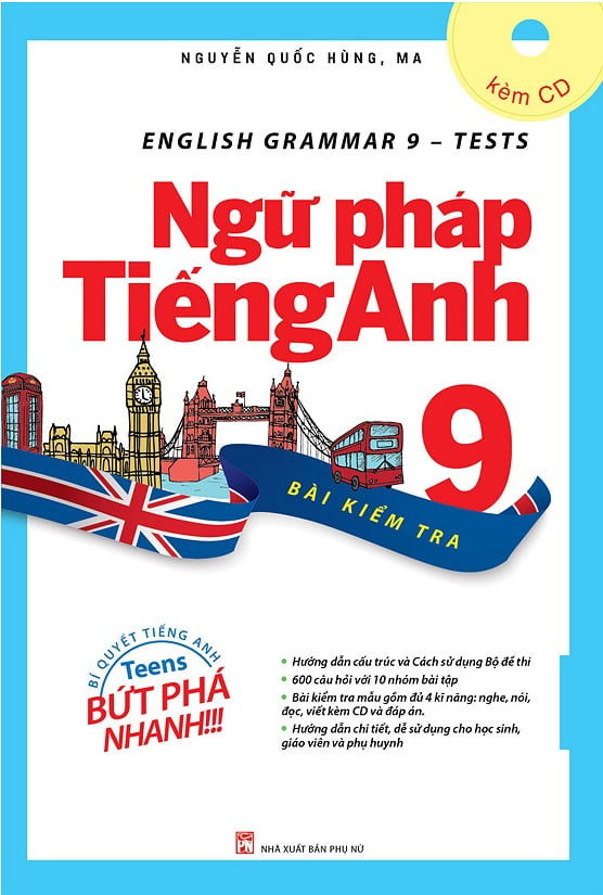 English Grammar - Ngữ Pháp Tiếng Anh 9 (Bài Kiểm Tra)