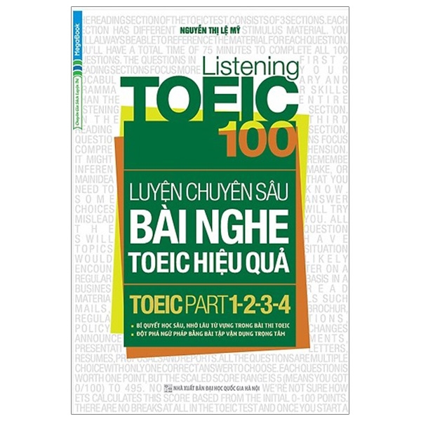 Listening Toeic 100 - Luyện Chuyên Sâu Bài Nghe Toeic Hiệu Quả (Toeic Part 1-2-3-4)