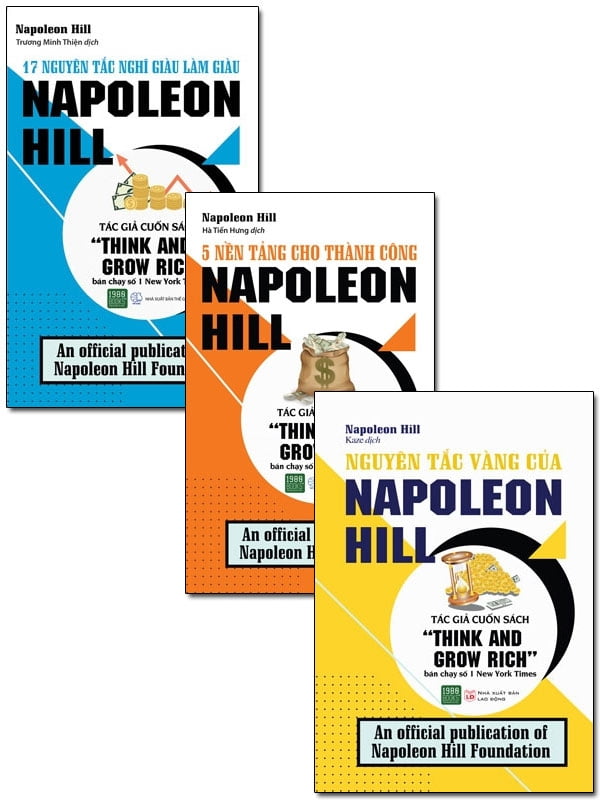 Combo Nguyên Tắc Vàng Của Napoleon Hill (Bộ 3 Cuốn)