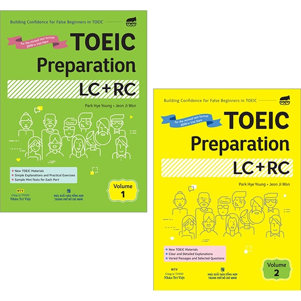 Combo Toeic Preparation LC+RC - Volume 1&2