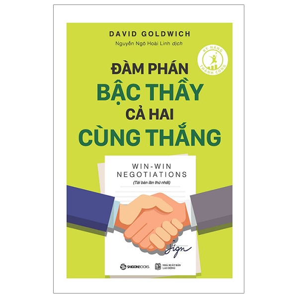 Đàm Phán Bậc Thầy Cả Hai Cùng Thắng - 